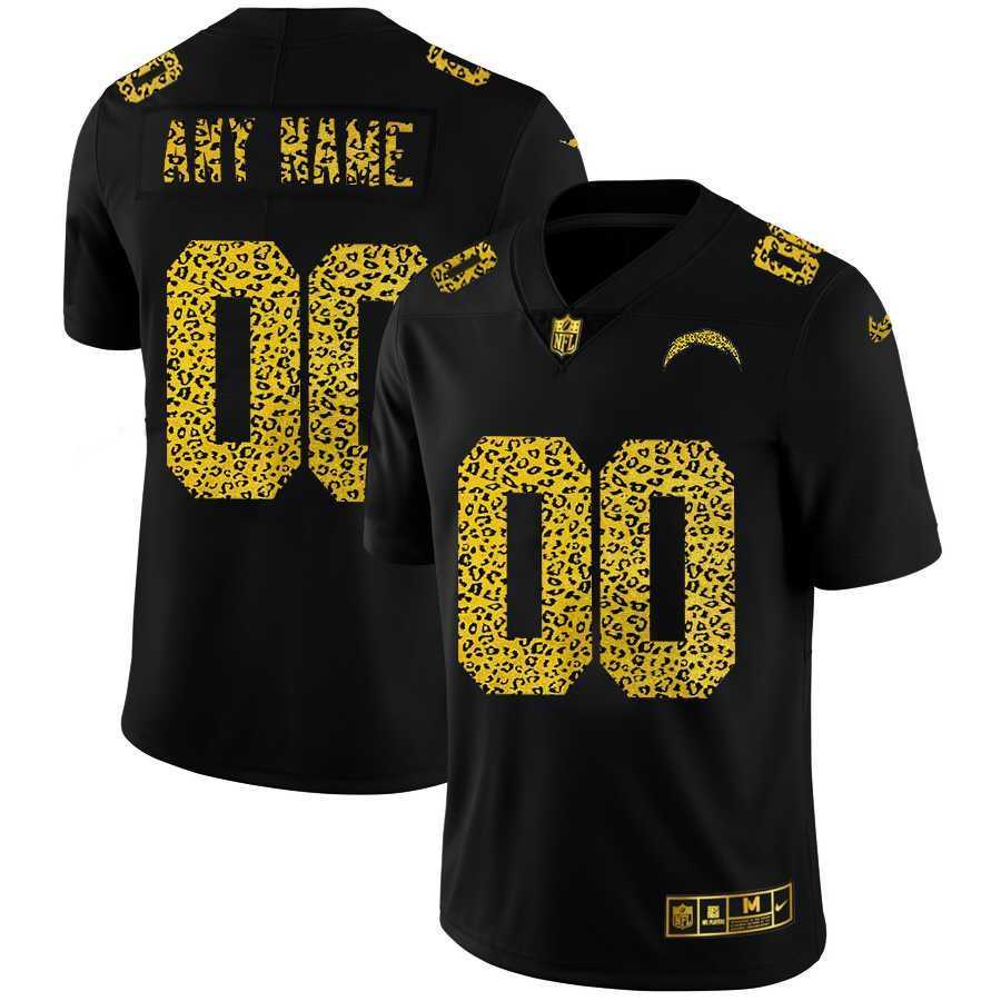 Nike Los Angeles Chargers Customized Men's Leopard Print Fashion Vapor Limited Jersey Black,We sell and wholesale Nike Los Angeles Chargers Customized Men's Leopard Print Fashion Vapor Limited Jersey Black on line form chian!